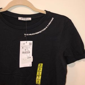 Black Zara t-shirt